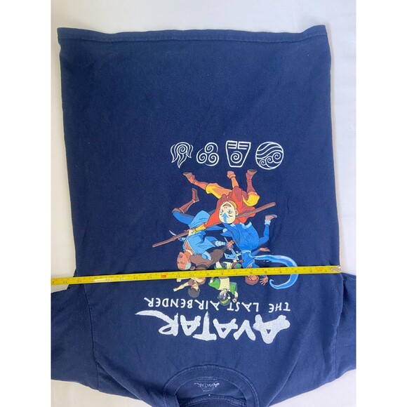 Avatar The Last Airbender Nickelodeon T-shirt Mens Size M Graphic Crew Neck Blue - Picture 4 of 7